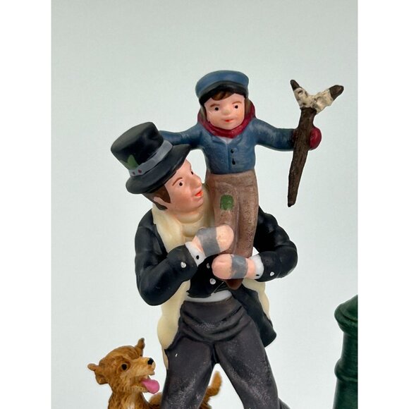 Department 56 Dickens Village Bob Cratchit Tiny Tim Heritage Collection Figure - Picture 8 of 13